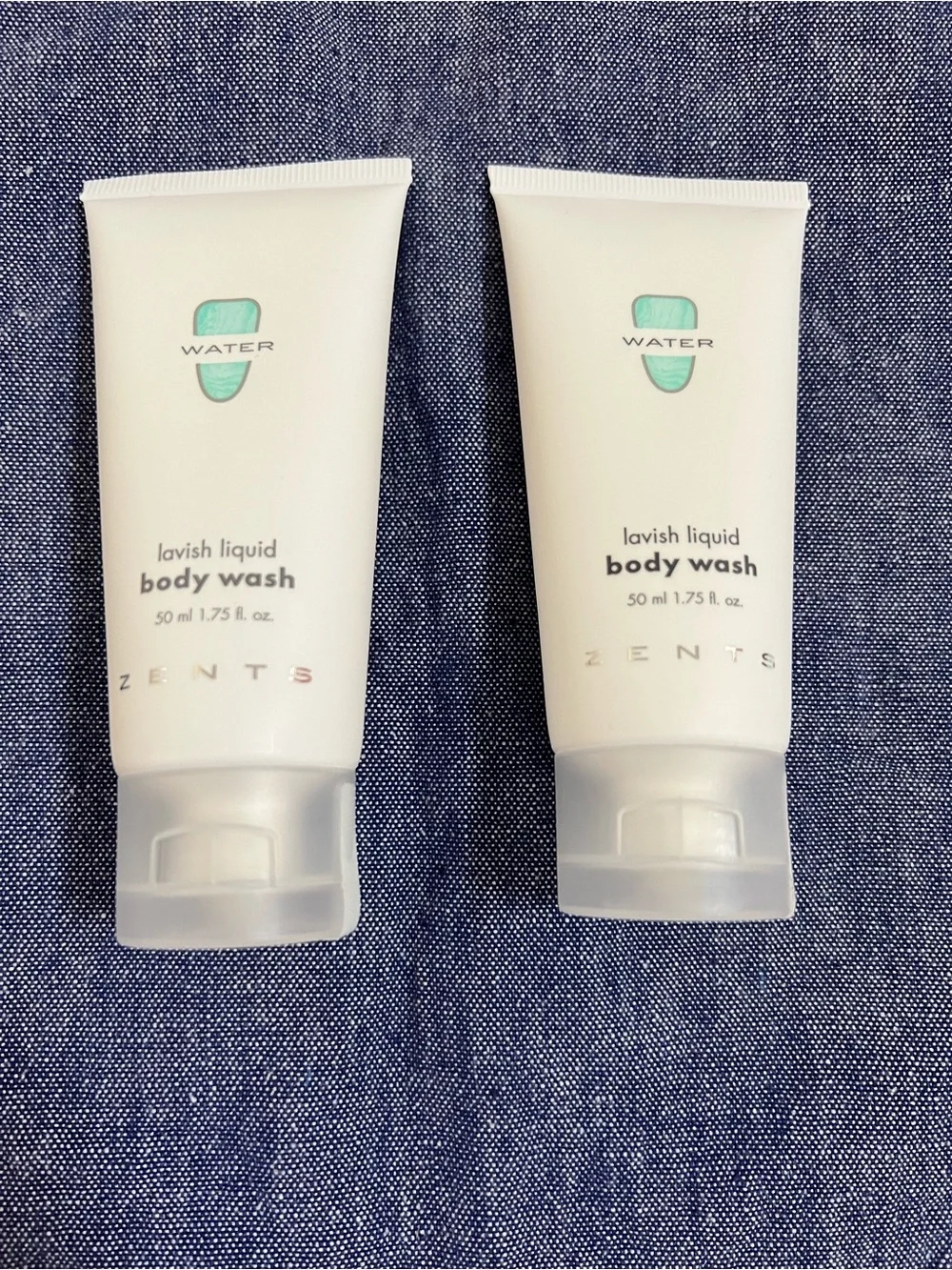 ZENTS Body Wash (2) 1.75 fl. oz. NEW SEALED  Linden Blossom Lemon Coriander